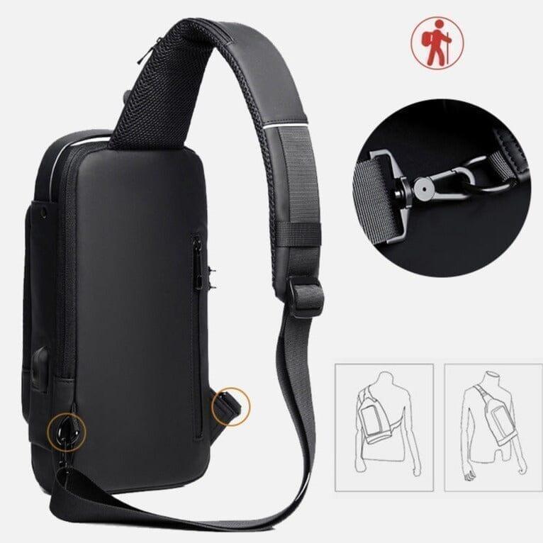 Mochila Anti - Furto com Senha USB Slim Bag - Gazin Store