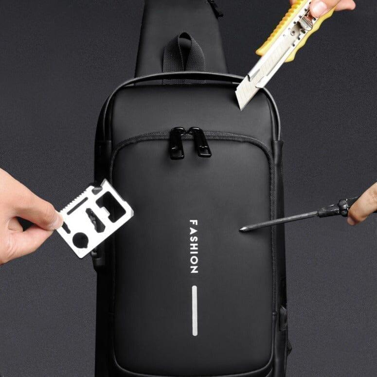 Mochila Anti - Furto com Senha USB Slim Bag - Gazin Store