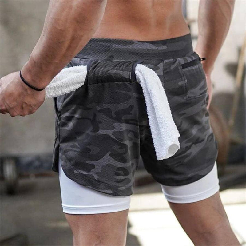 Shorts Para Treino 2 em 1 Esporte Air Effect - Gazin Store