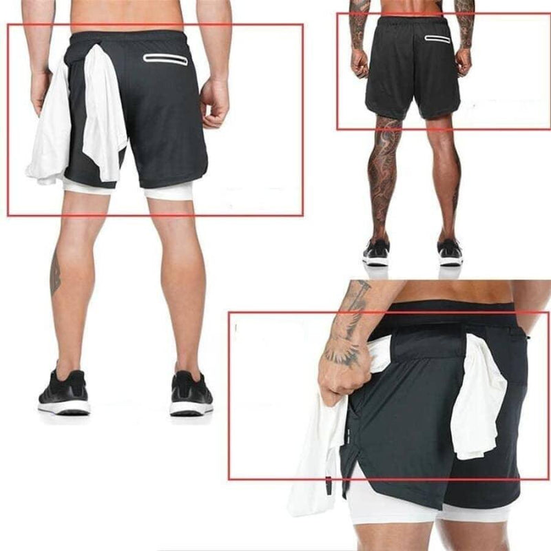 Shorts Para Treino 2 em 1 Esporte Air Effect - Gazin Store