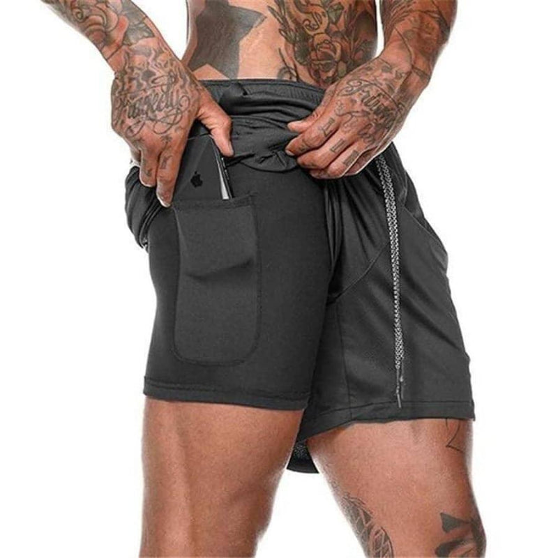 Shorts Para Treino 2 em 1 Esporte Air Effect - Gazin Store