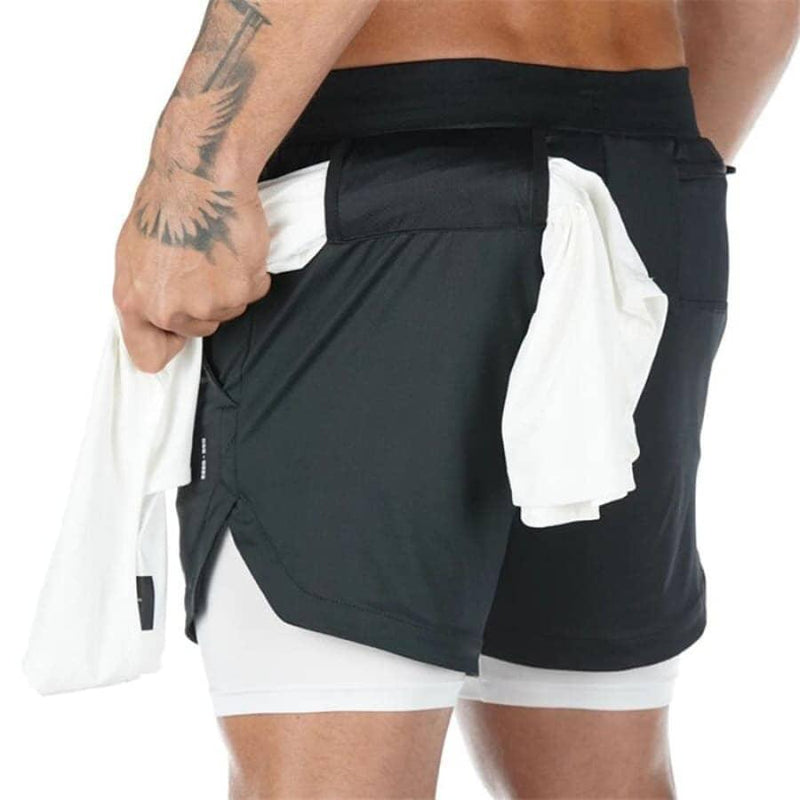 Shorts Para Treino 2 em 1 Esporte Air Effect - Gazin Store