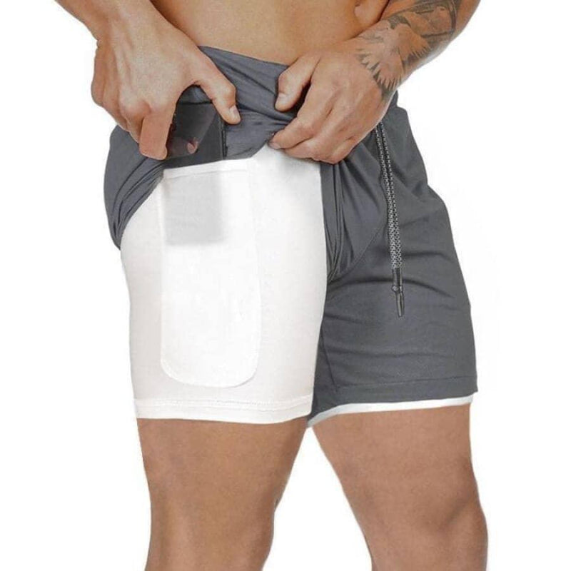 Shorts Para Treino 2 em 1 Esporte Air Effect - Gazin Store